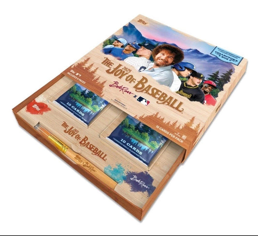 2025 Topps x Bob Ross: The Joy of Baseball Collectors Box Factory Sealed