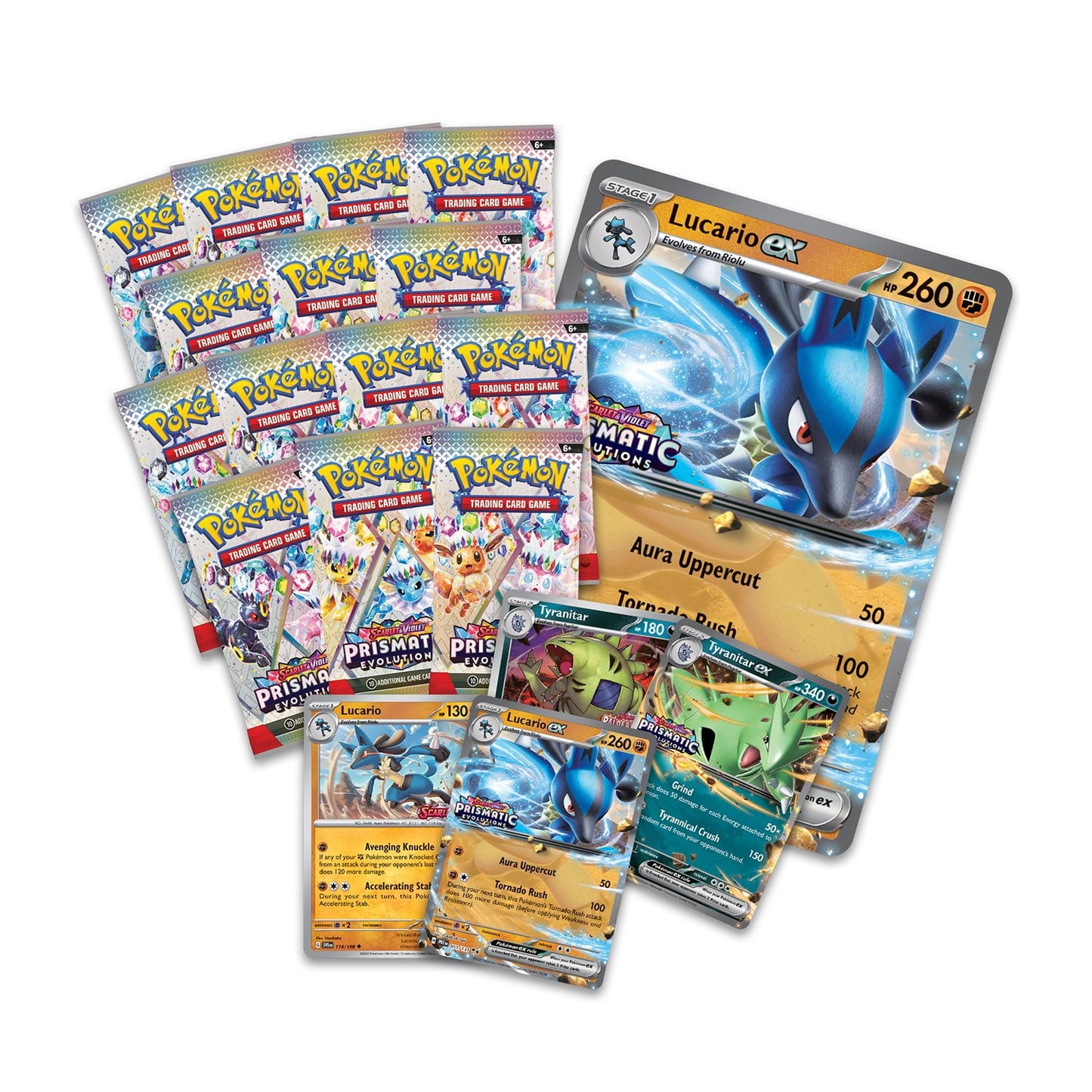Pokemon TCG Lucario Ex & Tyranitar Ex Premium Collection