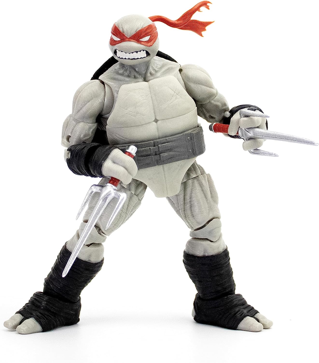 The Loyal Subjects Teenage Mutant Ninja Turtles BST AXN IDW Figura de acción inspirada en el cómic 'Blanco y negro' de 5 pulgadas, paquete de 4 - Exclusivo de SDCC 2023