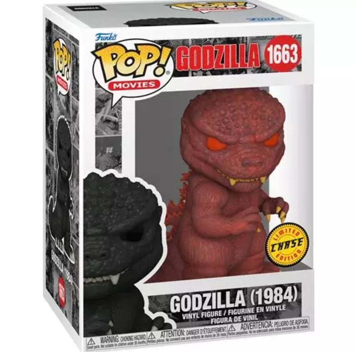 Godzilla (1984) Funko Pop! Movies - CHASE L.E Vinyl Figure #1663