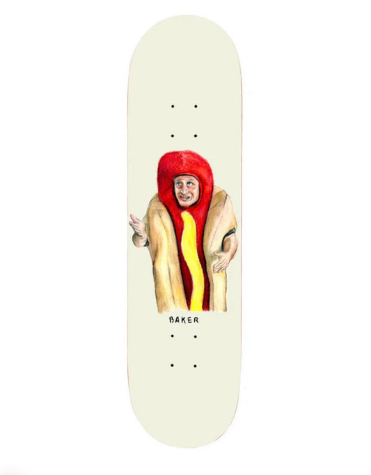 Baker x Tim Robinson Kevin Long Spanky Raaandomm Hot Dog 8.25 Skateboard Deck