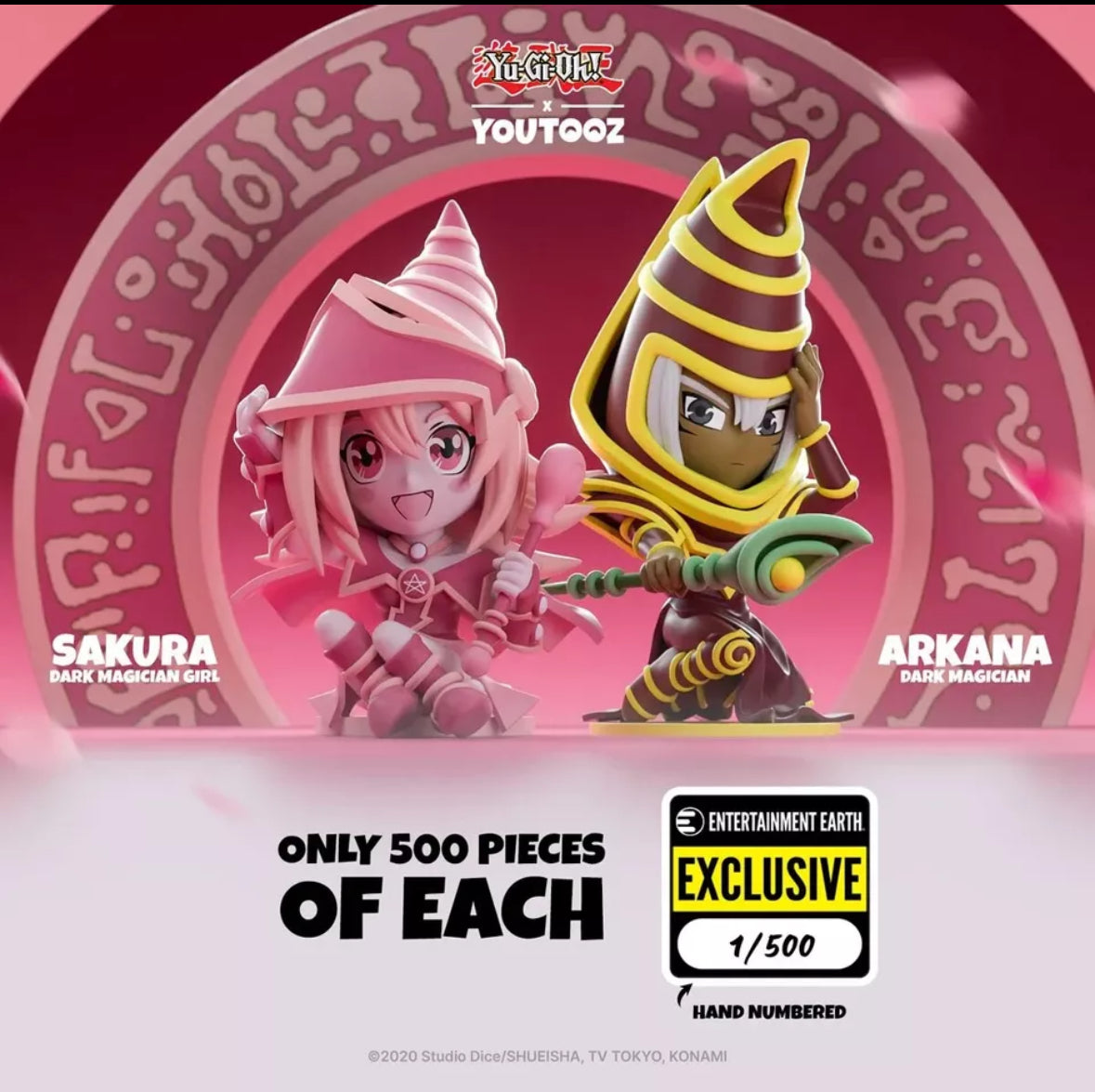 Yu-Gi-Oh! Figura de vinilo Sakura de la chica maga oscura de la colección - Exclusivo de Entertainment Earth