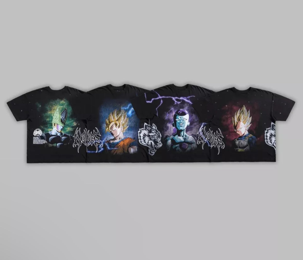 DRAGON BALL Z "SIDE-BY-SIDE" TEE BOX SET IN BLACK