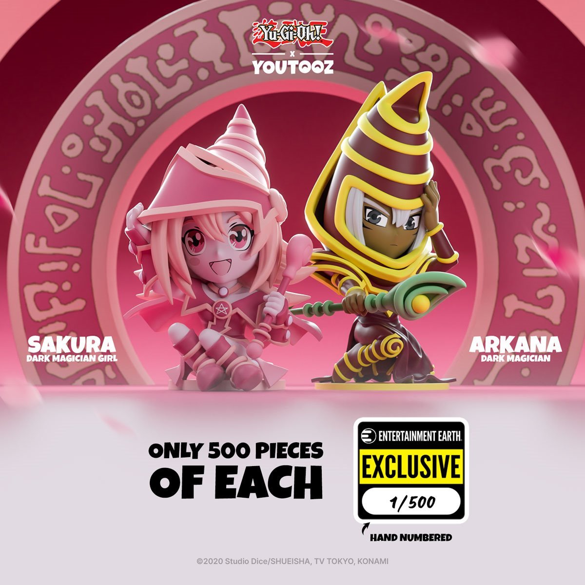 Yu-Gi-Oh! Figura de vinilo de Arkana, el mago oscuro de la colección, exclusiva de Entertainment Earth