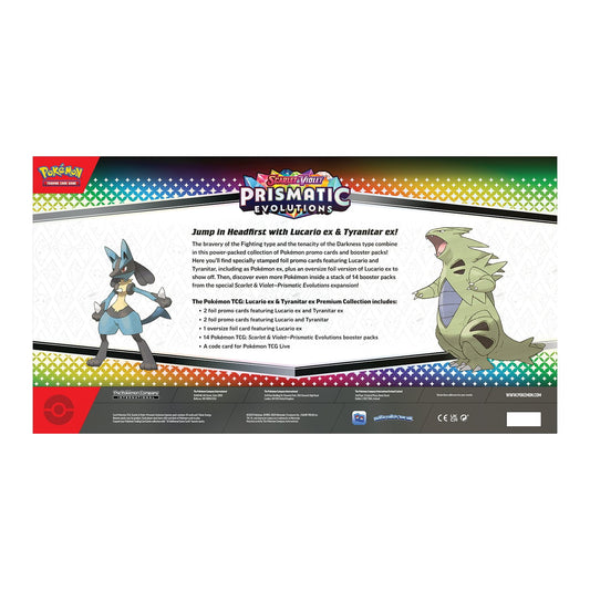 Pokemon TCG Lucario Ex & Tyranitar Ex Premium Collection