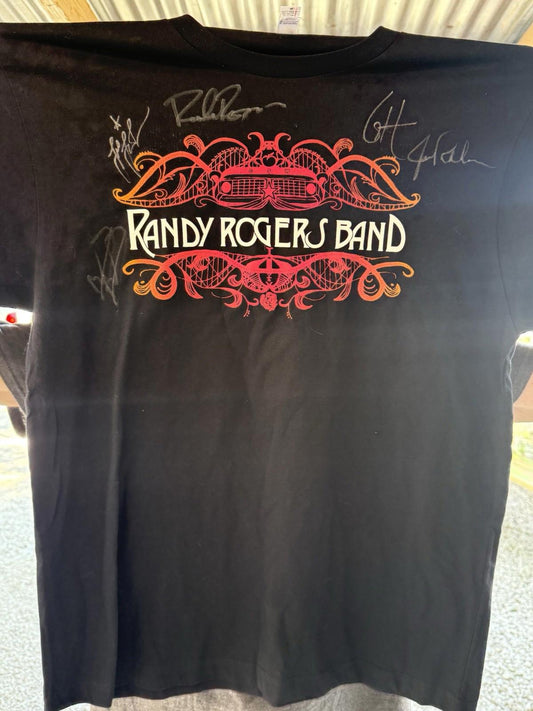 Randy Rogers Band Autographed Signed T Shirt Large