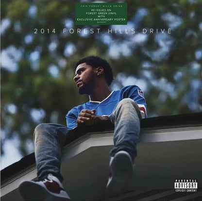 J COLE 2014 Forest Hills Drive Vinyl (10 Year Anniversary Forest Green) PRESALE
