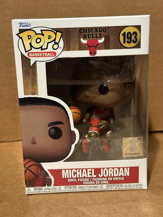Funko Pop! NBA Chicago Bull Michael Jordan Rookie Season #193 with POP Protector