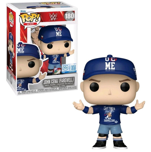 Funko Pop WWE John Cena Farewell Exclusive # 180 With Protector