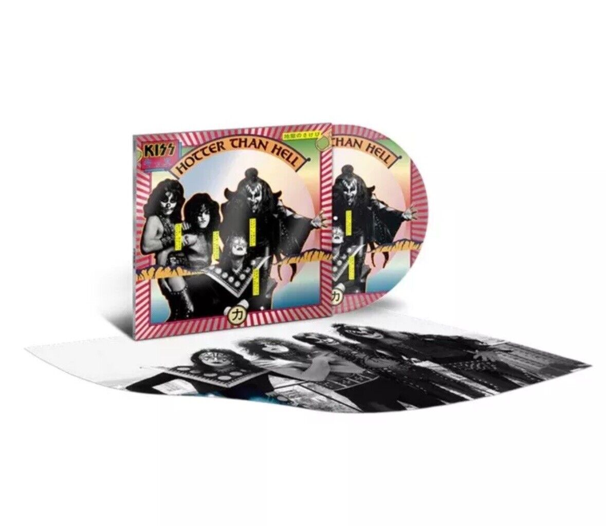 KISS Hotter Than Hell 50th Anniversary Deluxe Picture Disc Limited + Tee