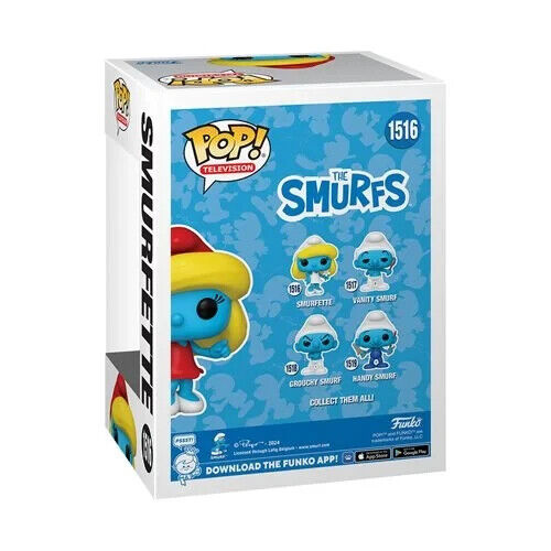 Funko POP! Television The Smurfs Smurfette Red Chase Figure #1516 + Protector